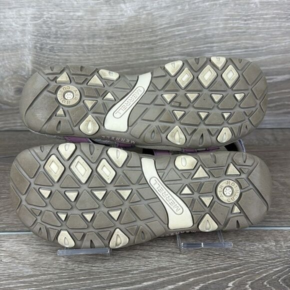 Merrell Sandspur Convert Women’s Sz 5 Elderberry Leather Slingback Hiking Sandal - Picture 8 of 10